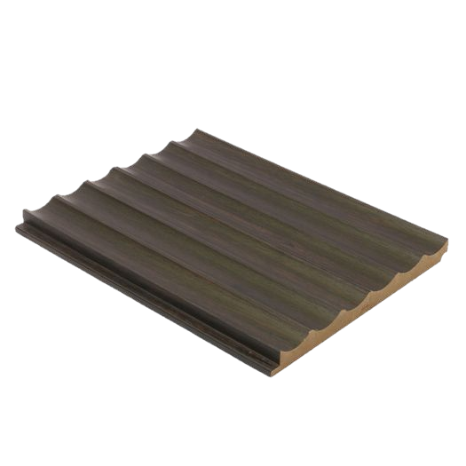 MDF Legno Series 18 mm Louvers/Panels | 9 Ft x 4.7 inch | 163 G Bog Oak| Image 1